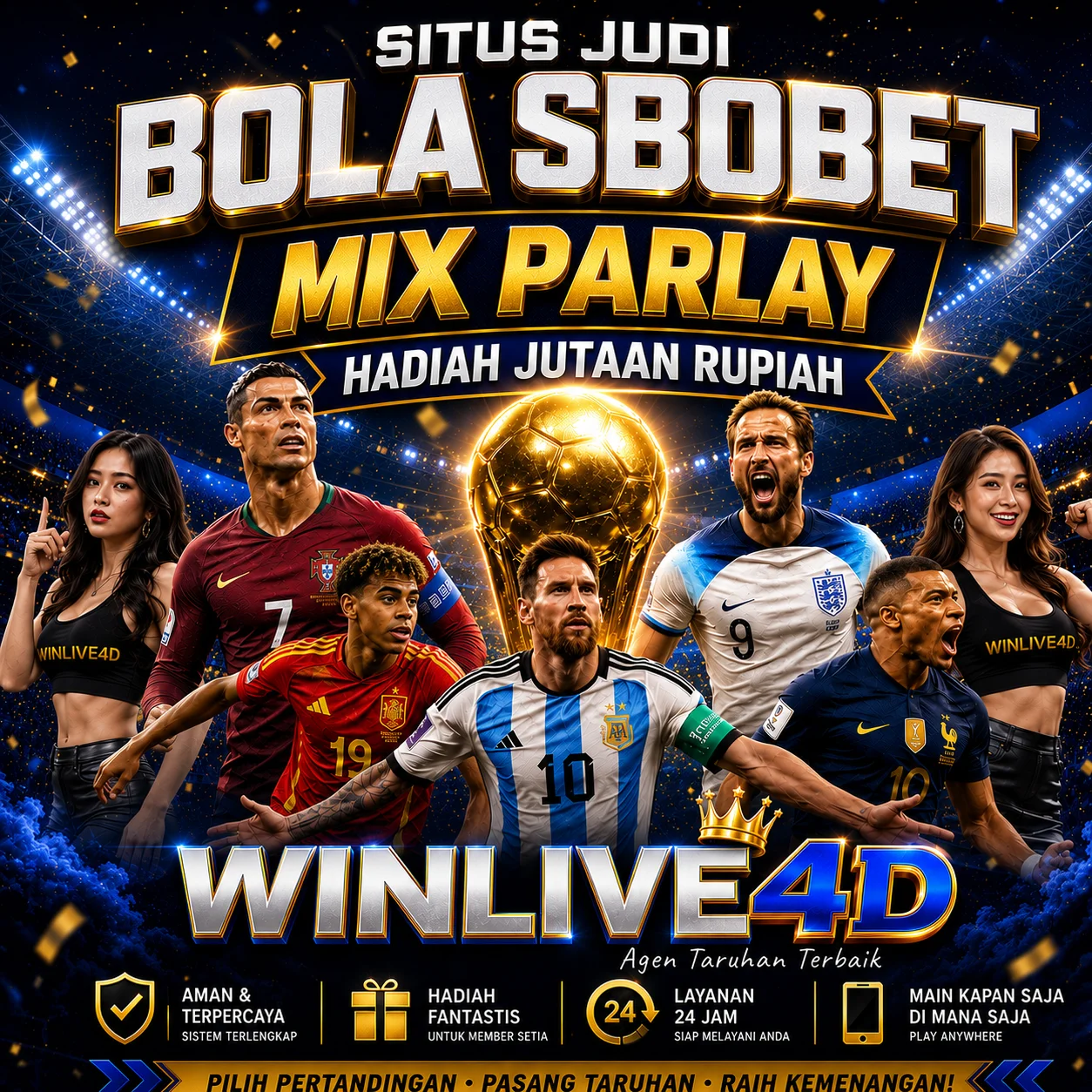 WINLIVE4D - Situs Judi Bola Terpercaya dengan Akses Cepat dan Odds Kompetitif